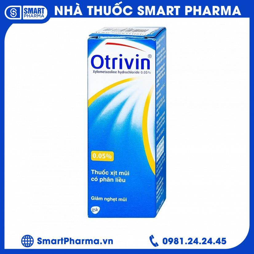 Smart Pharma - Thuốc xịt mũi Otrivin 0.05% GSK giảm triệu chứng nghẹt mũi, viêm mũi dị ứng 3 Smart Pharma - Smart Pharma Thuoc xit mui Otrivin 0.05 GSK giam trieu chung nghet mui viem mui di ung 3