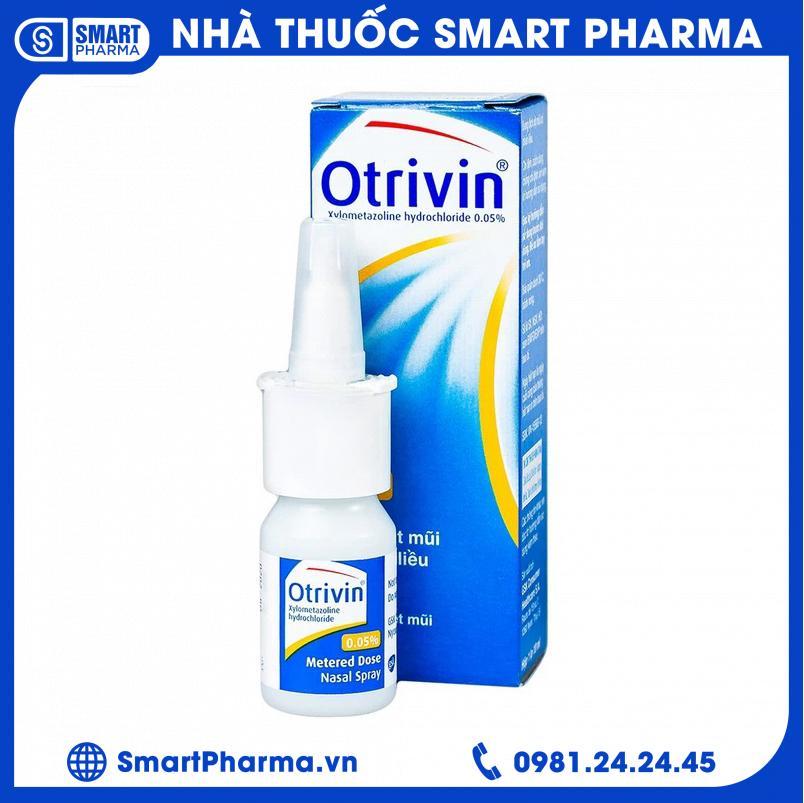 Smart Pharma - Thuốc xịt mũi Otrivin 0.05% GSK giảm triệu chứng nghẹt mũi, viêm mũi dị ứng Smart Pharma - Thuốc xịt mũi Otrivin 0.05% GSK giảm triệu chứng nghẹt mũi, viêm mũi dị ứng