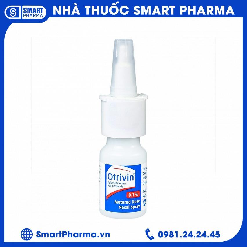 Smart Pharma - Thuốc xịt mũi Otrivin 0.1% GSK điều trị nghẹt mũi, sung huyết mũi 1 Smart Pharma - Smart Pharma Thuoc xit mui Otrivin 0.1 GSK dieu tri nghet mui sung huyet mui 1