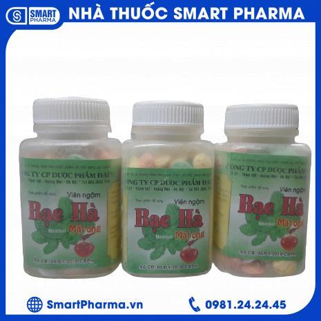 Smart Pharma Viên ngậm Bạc Hà Đại Y Smart Pharma - Smart Pharma Vien ngam Bac Ha Dai Y