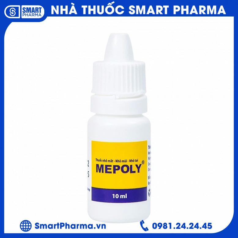 Thuốc Mepoly Merap dùng cho viêm kết mạc, mi mắt, viêm mũi, viêm tai 1 Smart Pharma - Thuoc Mepoly Merap dung cho viem ket mac mi mat viem mui viem tai 1