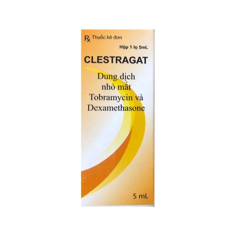 Thuốc nhỏ mắt Clestragat Clestragat 5ml - Thuốc điều trị viêm giác mạc hiệu quả