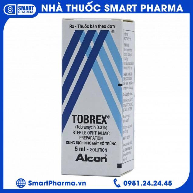 Thuốc nhỏ mắt Tobrex Alcon điều trị nhiễm khuẩn ở mắt 2 Thuốc nhỏ mắt Tobrex Alcon điều trị nhiễm khuẩn ở mắt 2