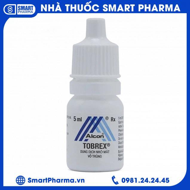 Thuốc nhỏ mắt Tobrex Alcon điều trị nhiễm khuẩn ở mắt Smart Pharma - Thuoc nho mat Tobrex Alcon dieu tri nhiem khuan o mat