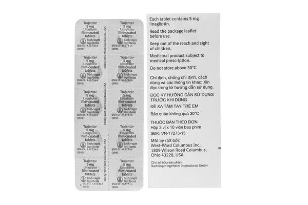 Trajenta 5mg Boehringer 2 Smart Pharma - Trajenta 5mg Boehringer 2