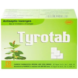 Smart Pharma - Viên ngậm Tyrotab trị viêm họng, viêm amidan (10 vỉ x 8 viên) 4 Smart Pharma - Tyrotab 1