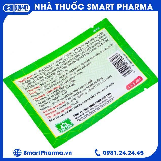 Viên ngậm Bảo Thanh Có đường5 Smart Pharma - Vien ngam Bao Thanh Co duong5