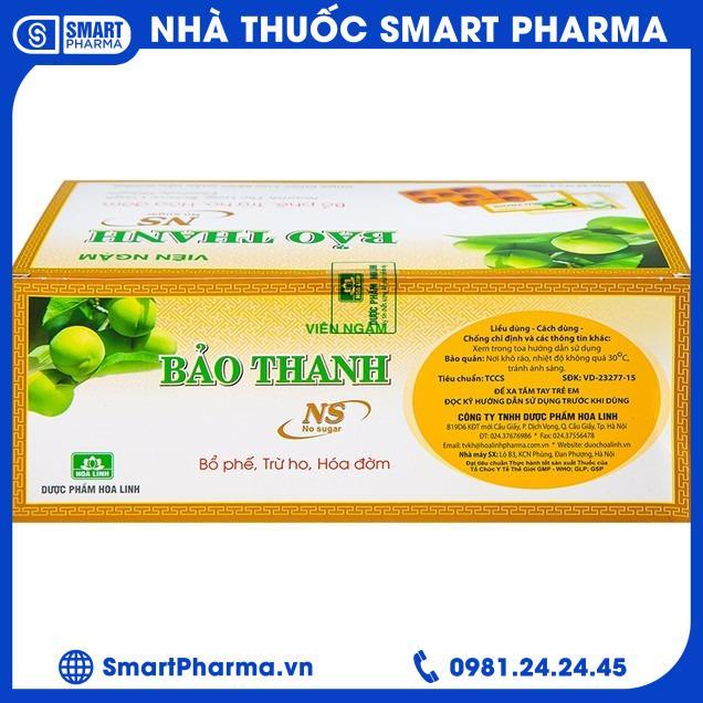 Viên ngậm Bảo Thanh2 Smart Pharma - Vien ngam Bao Thanh2