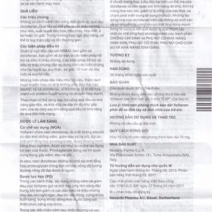 Smart Pharma - Thuốc Voltaren SR 75mg Novartis điều trị viêm và thoái hóa khớp 1 Smart Pharma - Voltaren SR 75mg4