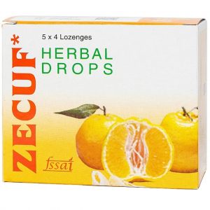 Smart Pharma - Viên ngậm Zecuf Herbal Drops vị cam giúp ấm họng, nhuận phế 2 Smart Pharma - Zecuf1