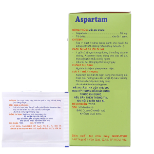 Smart Pharma - Bột Aspartam cho người tiểu đường hộp 50 gói x 1g 1 Smart Pharma - aspartam pharmedic 2