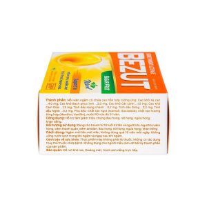 Smart Pharma - Bezut không đường hỗ trợ giảm đau họng, rát họng (20 viên) 3 Smart Pharma - bezut khong duong 3