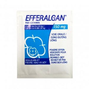 Smart Pharma - Bột sủi Efferalgan 150mg giảm đau hạ sốt (hộp 12 gói) 3 Smart Pharma - bot sui efferalgan 150mg 1