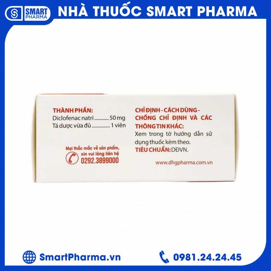 Smart Pharma - diclofenac 50mg dhg 1