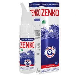 Xịt mũi Zenko giảm nghẹt mũi chai 75ml