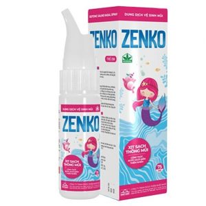 Xịt mũi Zenko giảm nghẹt mũi cho bé chai 75ml