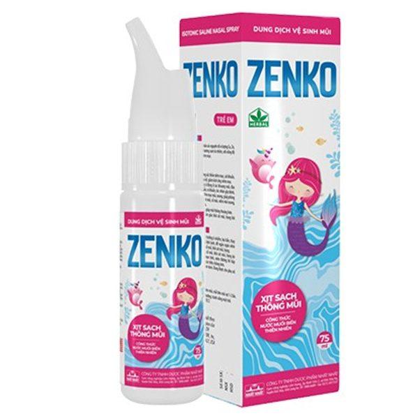 dung-dich-xit-mui-zenko-tre-em-chai-75ml-1-1 Xịt mũi Zenko giảm nghẹt mũi cho bé chai 75ml