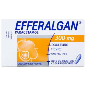 Efferalgan 300mg - Thuốc đạn hạ sốt giảm đau