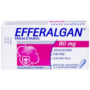 Smart Pharma - Viên đặt Efferalgan 80mg hạ sốt giảm đau cho trẻ 1 Smart Pharma - efferalgan 80mg 1