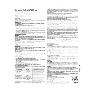 Smart Pharma - Kaleorid 600mg giúp phòng và trị giảm kali máu 3 Smart Pharma - kaleorid 600mg 3