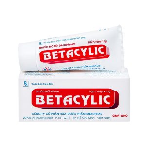 Smart Pharma - Kem bôi Betacylic Mekophar trị các bệnh da liễu (tuýp 15g) 1 Smart Pharma - kem boi betacylic 1