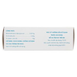 Smart Pharma - Kem bôi Betacylic Mekophar trị các bệnh da liễu (tuýp 15g) 2 Smart Pharma - kem boi betacylic 2