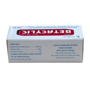 Smart Pharma - Kem bôi Betacylic Mekophar trị các bệnh da liễu (tuýp 15g) 3 Smart Pharma - kem boi betacylic 3