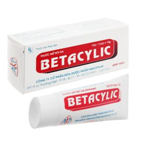 Kem bôi Betacylic Mekophar trị các bệnh da liễu (tuýp 15g)