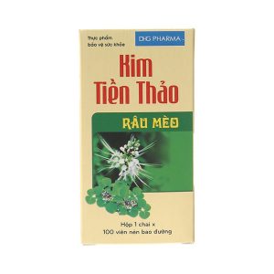 Kim Tiền Thảo Râu Mèo Dược Hậu Giang lọ 100 viên