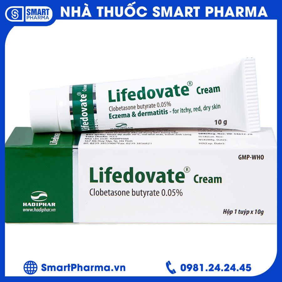 Lifedovate Cream trị vết long eczema, viêm da (10g)