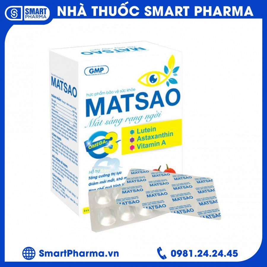 mat-sao MAT SAO hỗ trợ giảm nguy cơ đục thủy tinh thể, giảm mỏi mắt