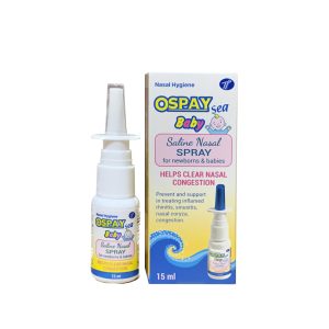 Ospay Baby dung dịch xịt vệ sinh mũi hàng ngày (lọ 15ml)