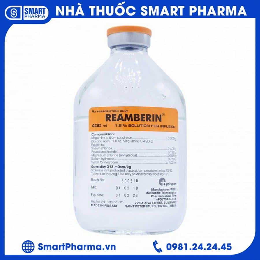 Smart Pharma - reamberin 400ml 1