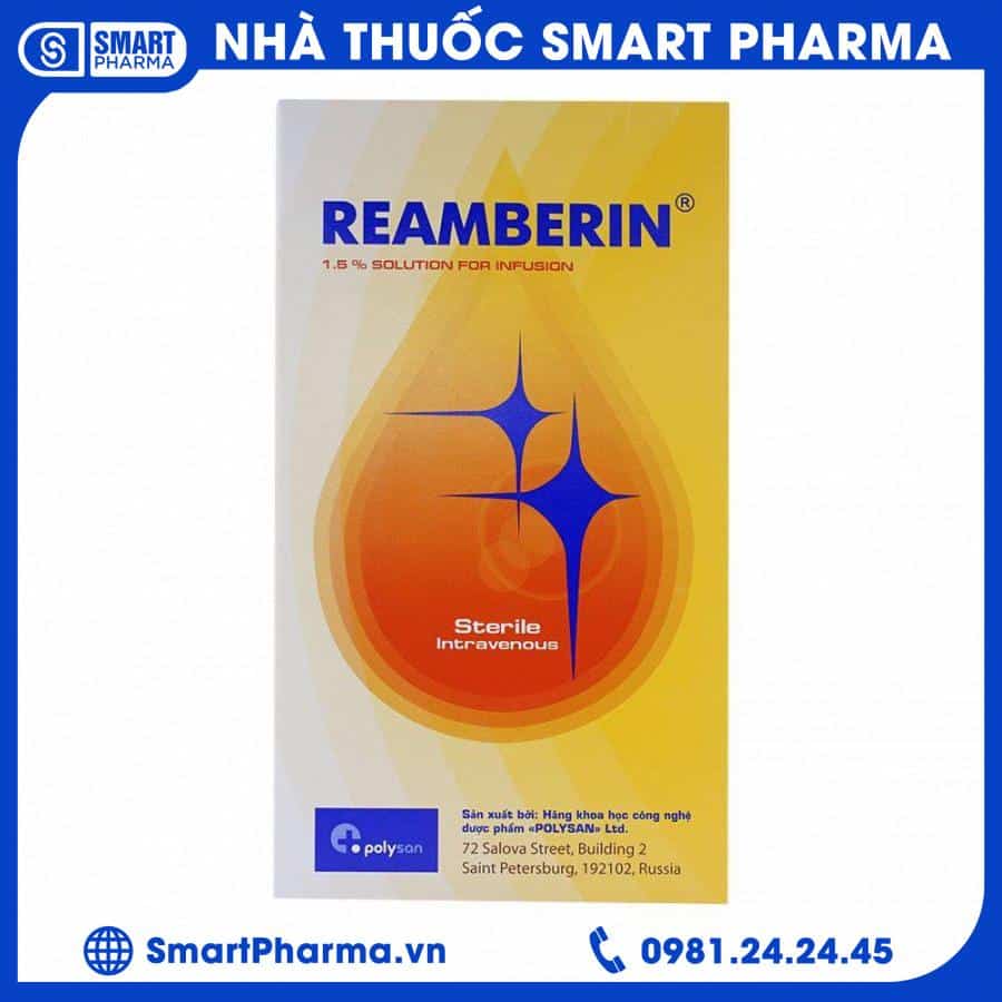 Reamberin 1.5% giảm oxy huyết và giải độc (chai 400ml)