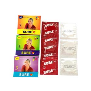 Smart Pharma - Bao cao su Sure giúp kéo dài cuộc yêu (hộp 3 cái) 1 Smart Pharma - sure ex