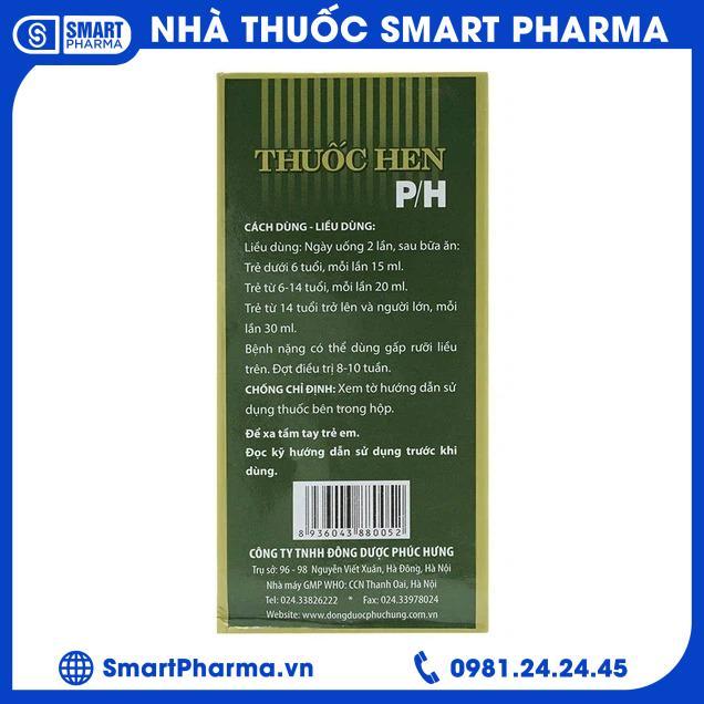 thuốc hen PH2 Smart Pharma - thuoc hen PH2