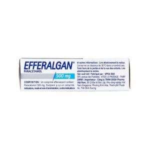 Smart Pharma - Viên sủi Efferalgan 500mg giúp giảm đau hạ sốt 3 Smart Pharma - vien sui efferalgan 500mg 3
