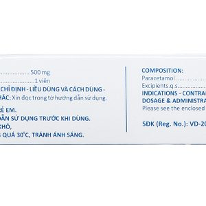 Smart Pharma - Viên sủi Hapacol 500mg hộp 4 vỉ x 4 viên DHG 3 Smart Pharma - vien sui hapacol 500mg 2