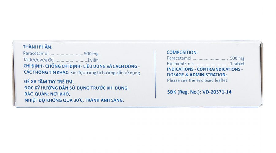 Smart Pharma - vien sui hapacol 500mg 2