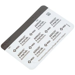 Smart Pharma - Thuốc Aerius 5mg MSD giảm viêm mũi dị ứng, mày đay (1 vỉ x 10 viên) 2 Smart Pharma - Aerius 5mg 2