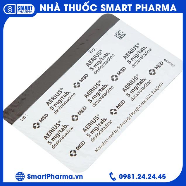 Aerius 5mg 2 Smart Pharma - Aerius 5mg 2