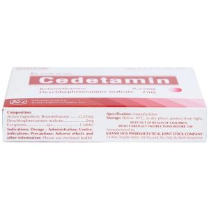 Smart Pharma - Thuốc Cedetamin trị viêm mũi dị ứng, mày đay (2 vỉ x 15 viên) 3 Smart Pharma - Cedetamin 2