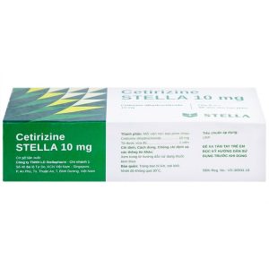 Smart Pharma - Thuốc Cetirizine 10mg giảm viêm mũi dị ứng, mày đay (5 vỉ x 10 viên) 4 Smart Pharma - Cetirizine 1 1