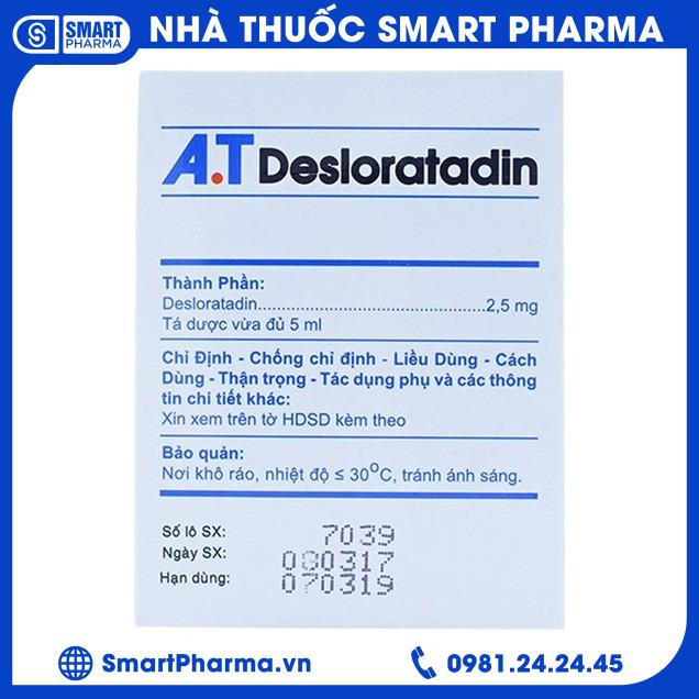 Desloratadin AT 1 Smart Pharma - Desloratadin AT 1
