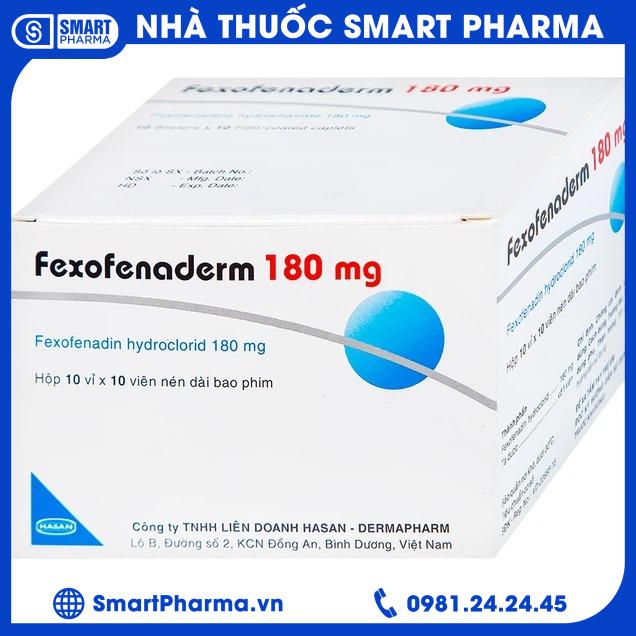 Fexofenaderm 180mg Smart Pharma - Fexofenaderm 180mg
