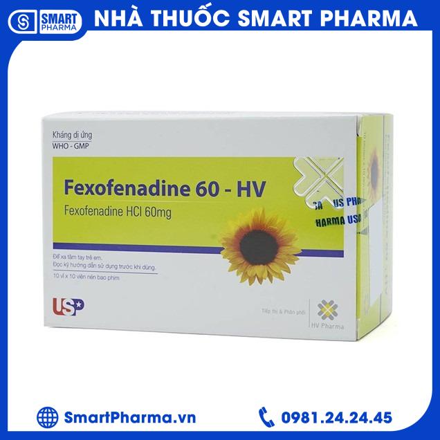 Fexofenadine 60 HV Smart Pharma - Fexofenadine 60 HV