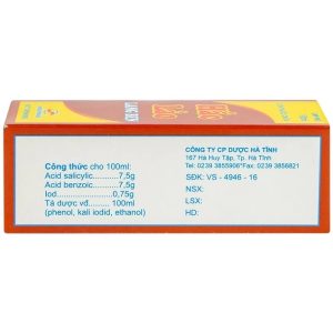 Smart Pharma - Cồn thuốc chữa Hắc Lào Lang Ben Hadiphar (10ml) 2 Smart Pharma - Hac Lao Lang Ben 2