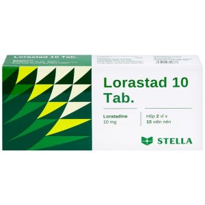 Smart Pharma - Viên nén Lorastad 10 Tab giảm viêm mũi và mày đay mạn tính (2 vỉ x 10 viên) 4 Smart Pharma - Lorastad 10 1