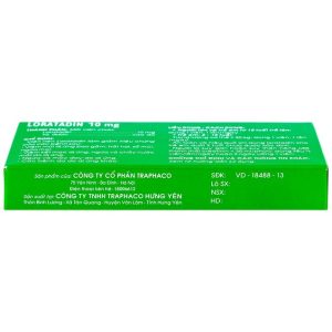 Smart Pharma - Viên nén Loratadin 10mg giảm viêm mũi dị ứng, ngứa và mày đay (1 vỉ x 10 viên) 3 Smart Pharma - Loratadin 10mg Traphaco 2