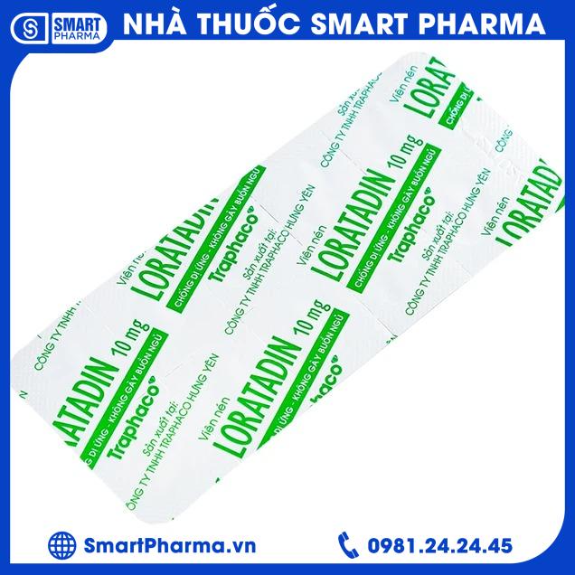 Loratadin 10mg Traphaco 4 Smart Pharma - Loratadin 10mg Traphaco 4
